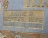 Annie R. Tarvin Inscription